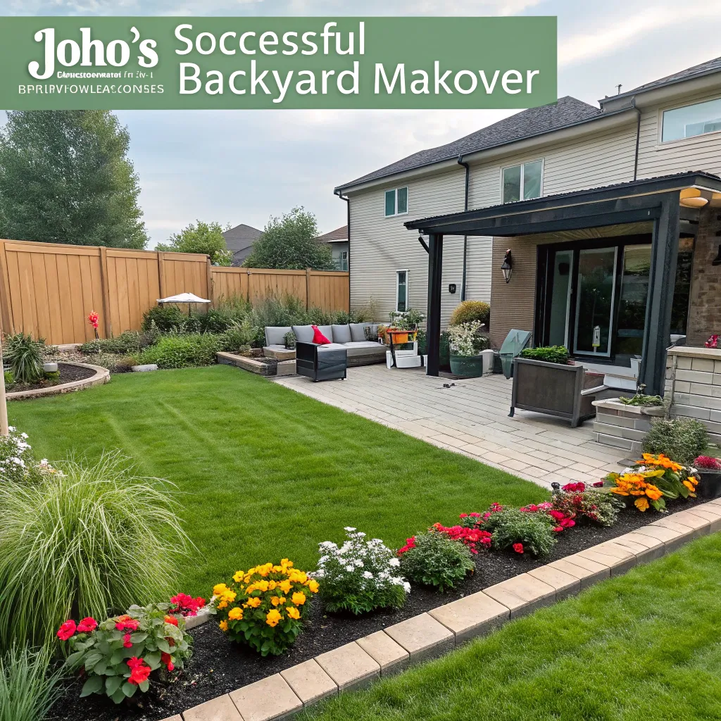 John's successful backyard makeover